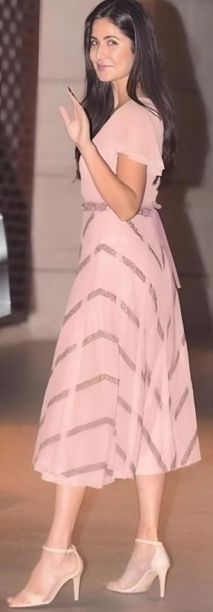 The ethereal pastel hue, intricate lacework, and flowing silhouette created a dreamy aura around her, capturing everyone's attention and admiration.